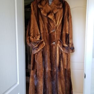 Runway design whiskey  mink coat